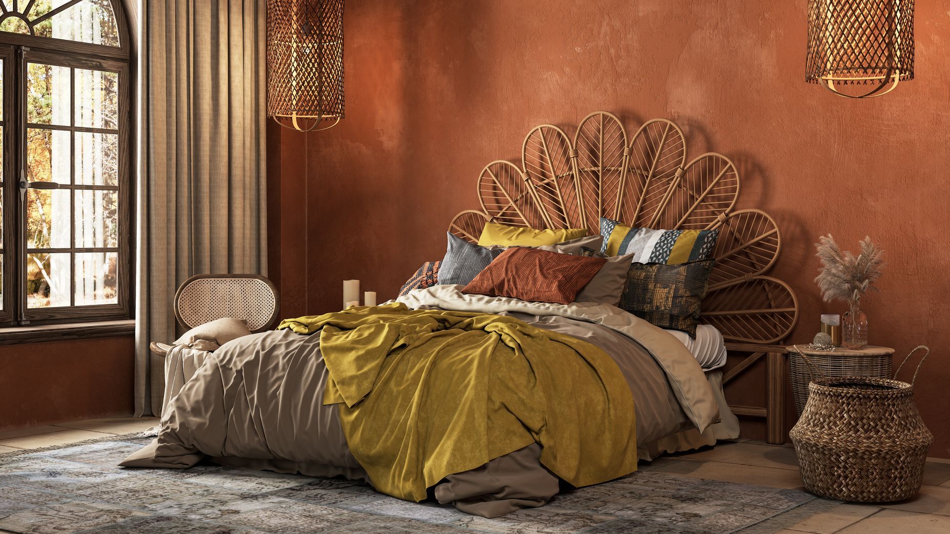 terracotta accent wall interior | Design Doctors Studio